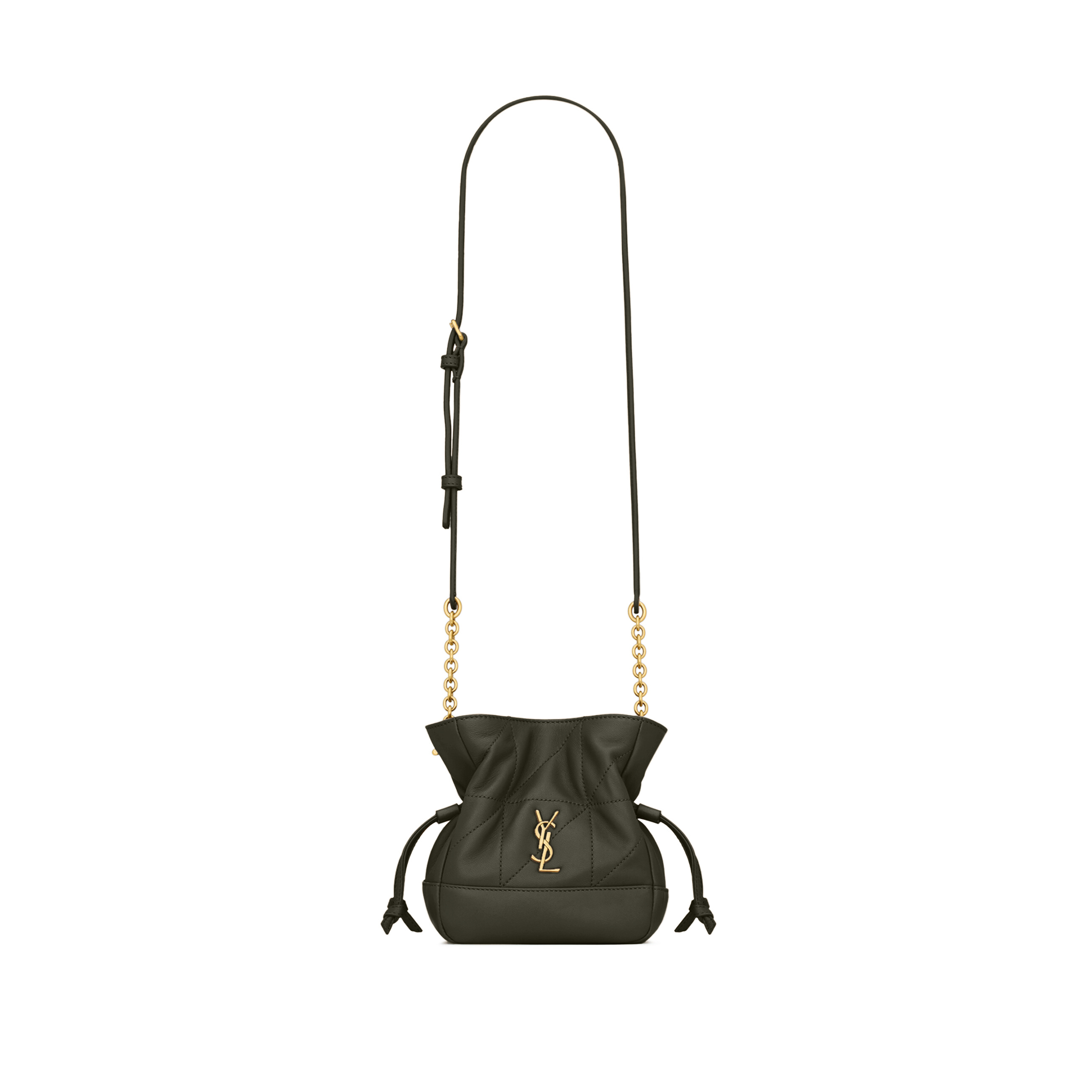 YSL JAMIE MINI SHOULDER POUCH IN LAMBSKIN 859174 (15.5*14.5*8cm)